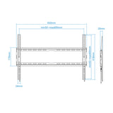 Soporte de pared TOOQ LP1080F-B vista 3