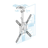 Soporte de techo TOOQ LPCE1123TSLI-B vista 4