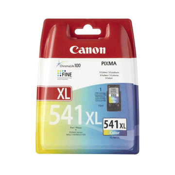 Cartucho de tinta Canon CL541XL tricolor original.