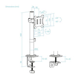 Soporte de mesa TOOQ DB1130TN-B vista 6
