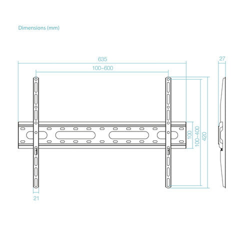 Soporte de pared TOOQ LP1082F-B vista 6