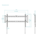 Soporte de pared TOOQ LP1083F-B vista 6