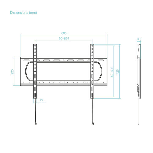 Soporte de pared TOOQ LP1084F-B vista 6