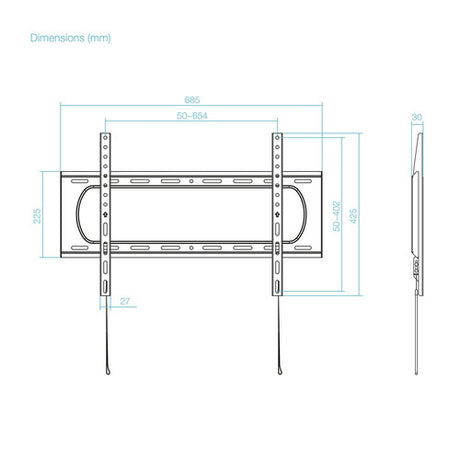 Soporte de pared TOOQ LP1084F-B vista 6
