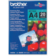 Papel Fotografico Brother Innobela A4 20 Hojas