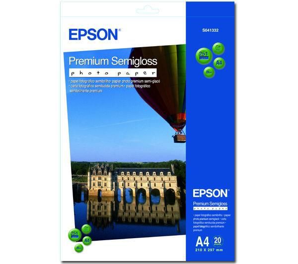 Papel Fotografico Epson A4 20 Hojas C13S041332