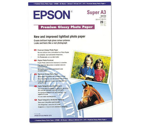 Papel Fotografico Epson A3+ 20 Hojas C13S041316