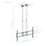 Soporte de techo TOOQ LPCE11120TSLI-B vista 4