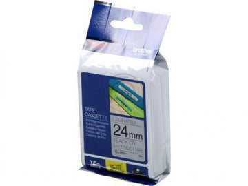 C.Laminada 24mmx8m Plata/Negro Metálica Brother TZ-M951