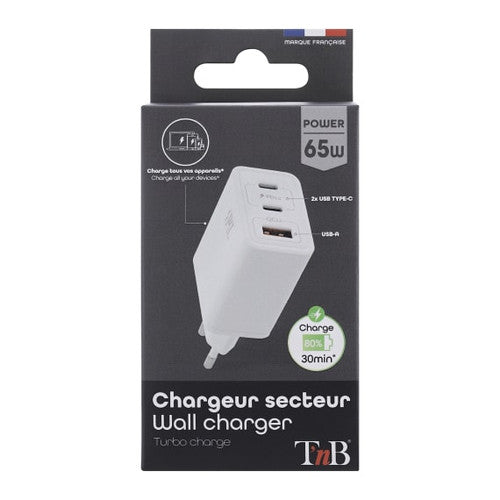 Cargador TNB CHGAN65W 65W blanco imagen 6