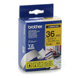 C. Laminada 36mmx8m Amarillo/Negro Brother TZE-661