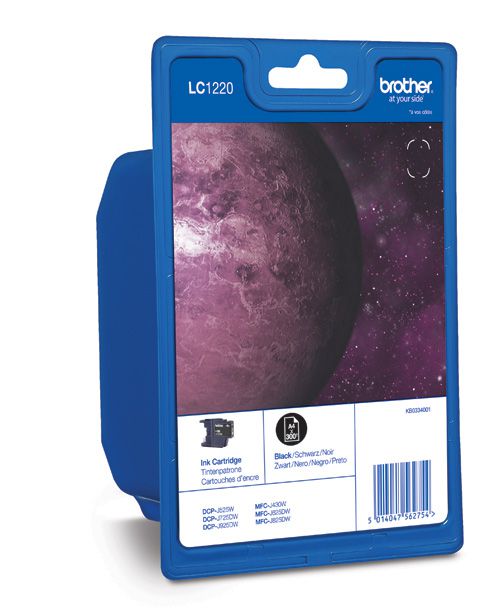 Brother LC1220BKBP Negro