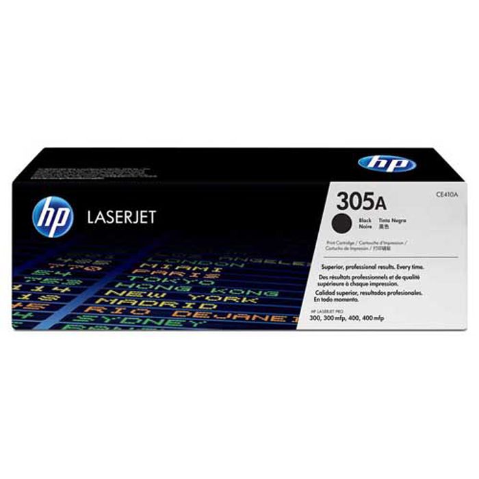 Tóner HP 305A CE410A negro Original
