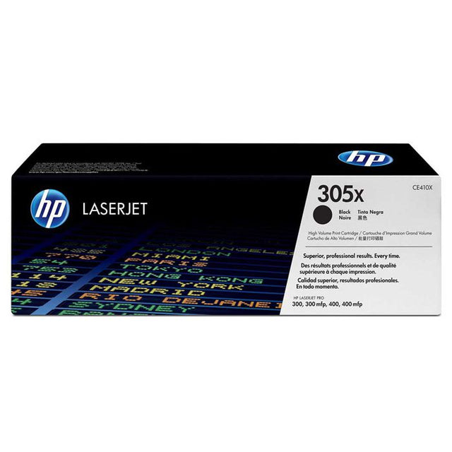 Tóner HP 305X CE410X Negro Original