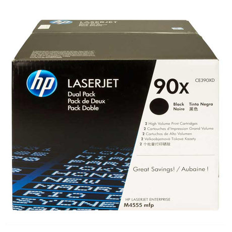 Pack Tóner HP 90X CE390X 2 Unidades