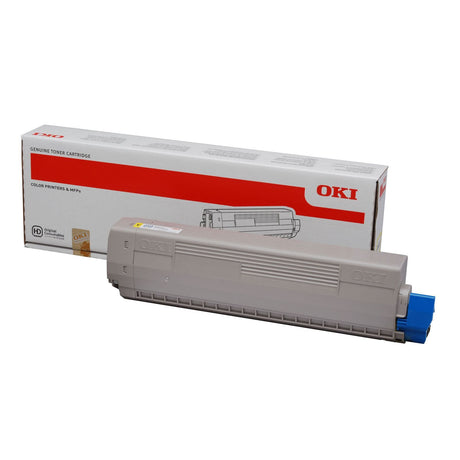 Toner Amarillo  44844613 Oki C822