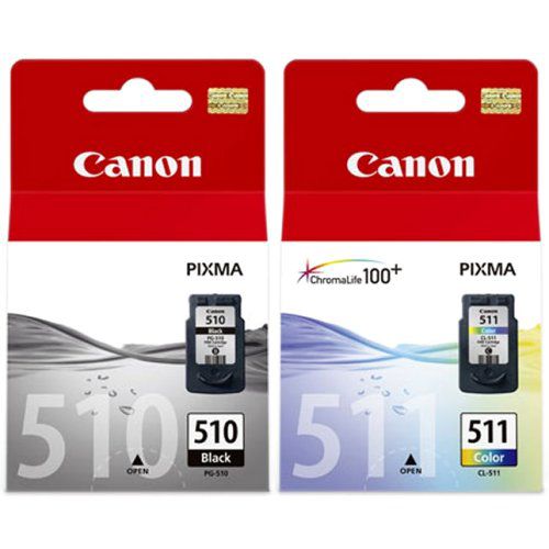 Tinta Canon Colores PG-510/CL-511 Pack 2 2970B010