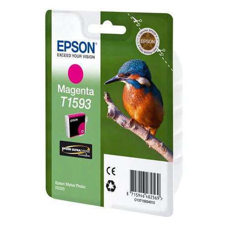 Cartucho Tinta Epson T1593 Magenta Vivo Stylus Photo R2000