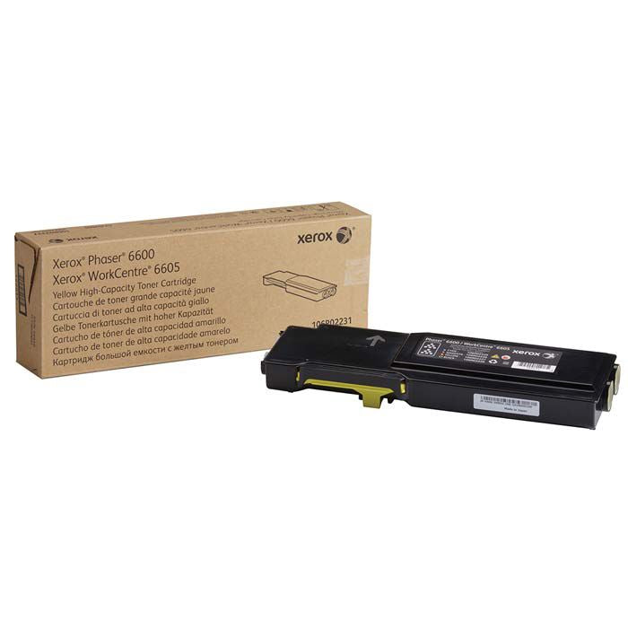 Toner Amarillo 106R02231 Xerox Phaser 6600/6605 Alta Capacidad