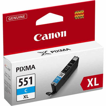 Tinta Canon CLI-551XLC 6444B001 Cian