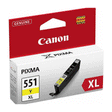Tinta Canon CLI-551XLY Amarillo 6446B001