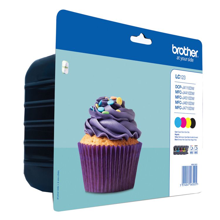 Pack Brother LC123VALBP 4 colores