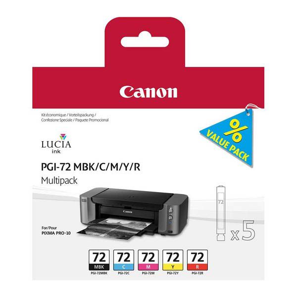 Multipack de Tinta Color PGI-72 5 Colores Canon