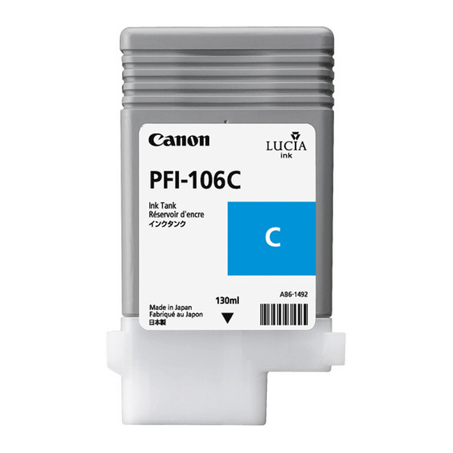 Cartucho de Tinta Cian Canon PFI-106C 6622B001