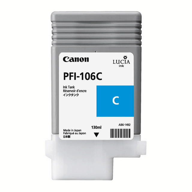 Cartucho de Tinta Cian Canon PFI-106C 6622B001