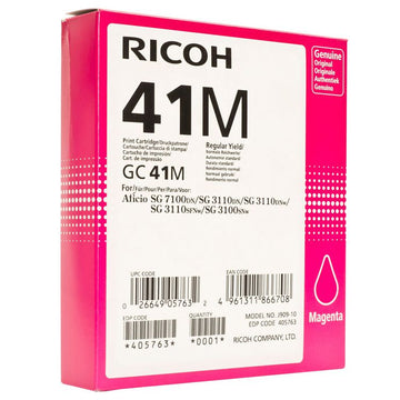 Tinta De Gel Magenta GC-41M Ricoh SG2110DN Alta Capacidad