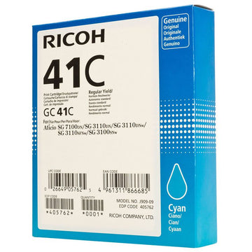 Tinta De Gel Cian GC-41C Ricoh SG2110N Alta Capacidad