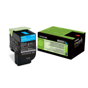 Toner Cian Lexmark 802SC CX310/CX410/CX510