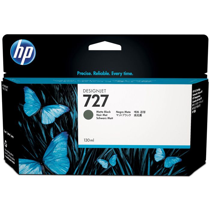 Tinta HP 727 Original Negro Mate 130ML B3P22A