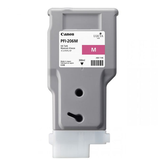 Tinta Magenta PFI-206M 5305B001 Canon IPF6400/IPF6400S/IPF6450