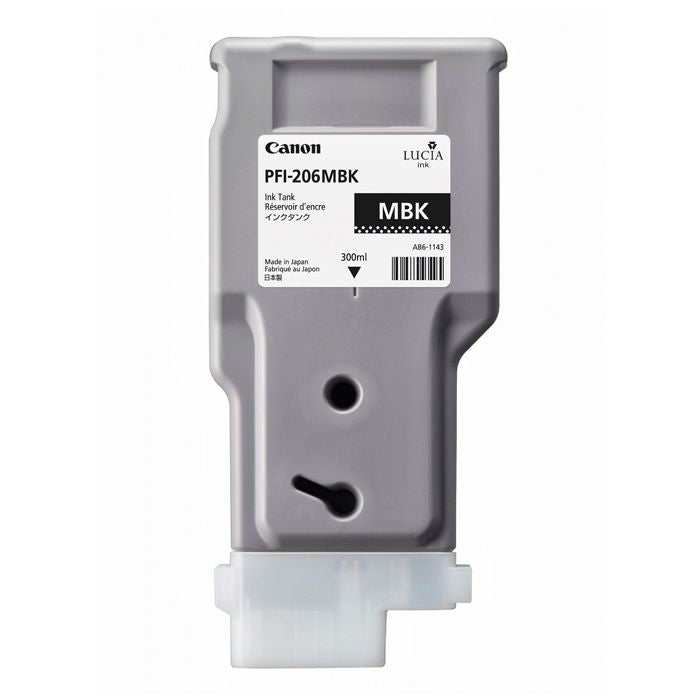 Tinta Negra Mate PFI-206MBK Canon 5302B001 IPF6400/IPF6400S