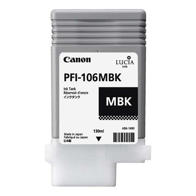 Cartucho de Tinta Negro Mate Canon PFI-106MBK 6620B001