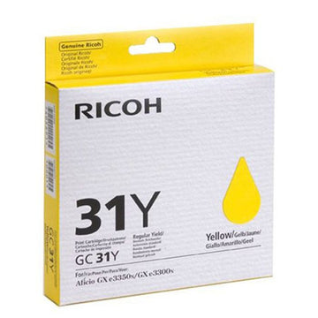Tinta Ricoh GC31Y amarillo