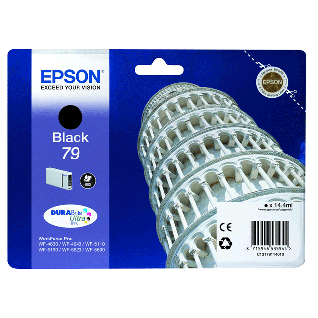 Tinta Negra Epson Torre De Pisa Epson 79