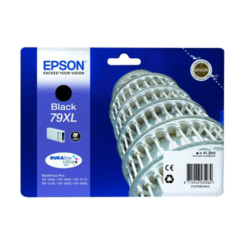 Tinta Negra Epson Torre de Pisa Epson 79XL