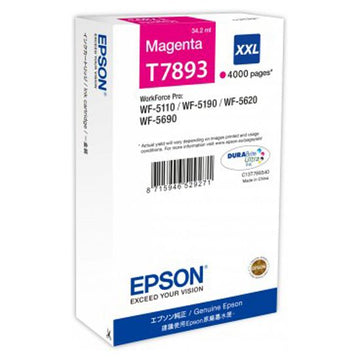 Tinta magenta Epson T7893 XXL Serie WF-5000