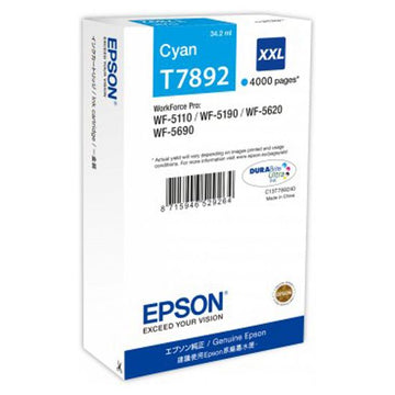 Tinta Cian Epson T7892 XXL Serie WF-5000