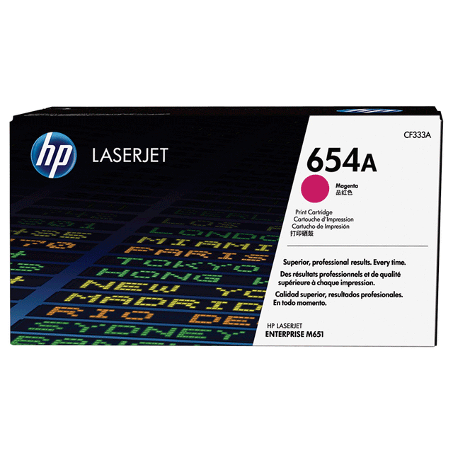 Tóner HP 654A CF333A Magenta Original