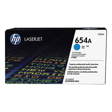 Tóner HP 654A CF331A Cian Original