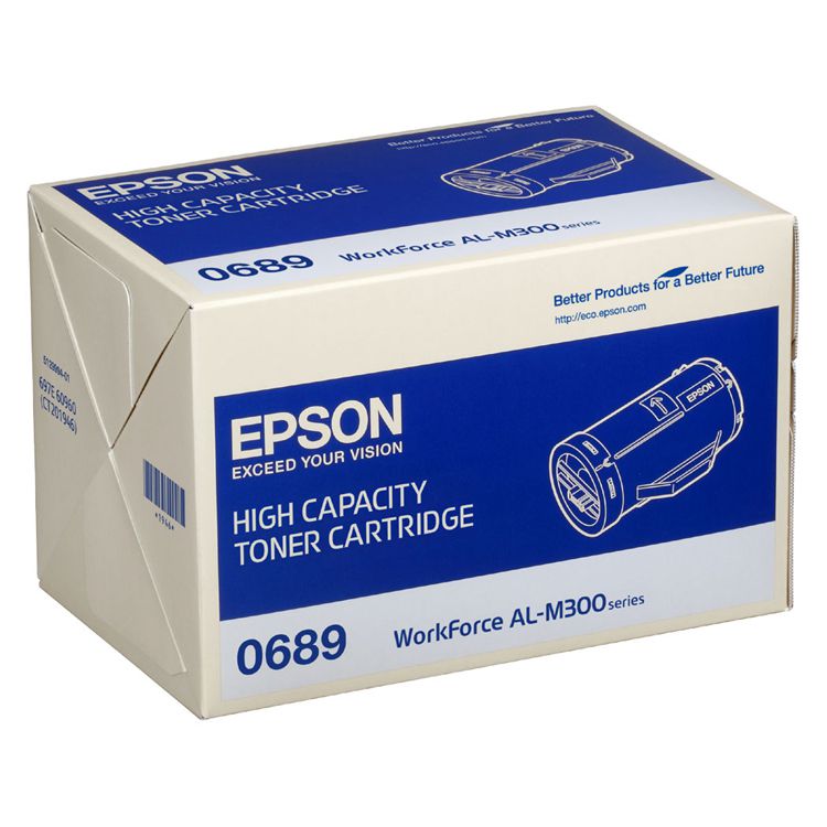 Toner Negro Epson 0689 Aculaser M300 Series Alta Capacidad