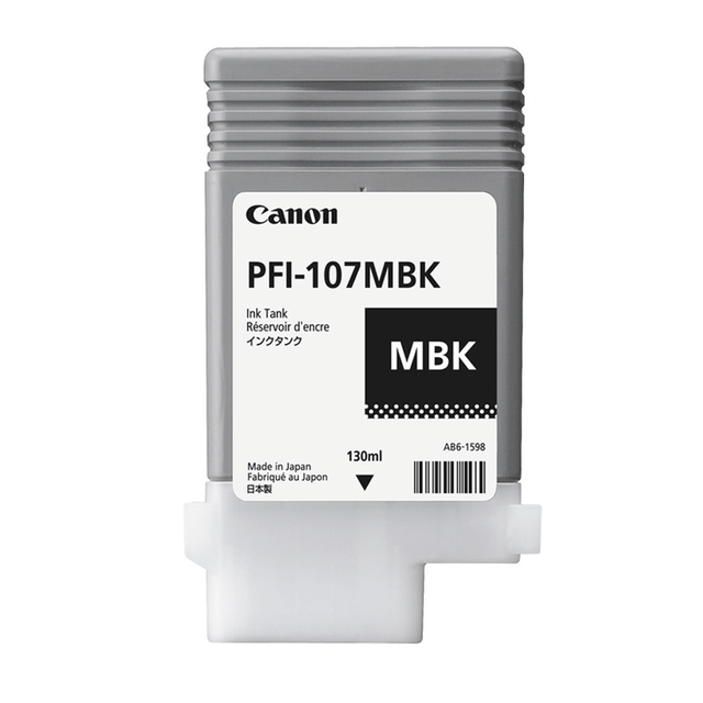 Canon PFI-107MBK Tinta Negra Matte IPF670/IPF685/IPF780/IPF785