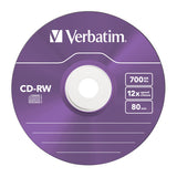 CD-RW Verbatim 43167 700MB 8x-10x, 5 unidades imagen 2