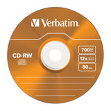 CD-RW Verbatim 43167 700MB 8x-10x, 5 unidades imagen 4