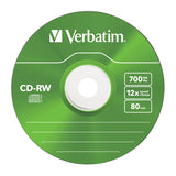 CD-RW Verbatim 43167 700MB 8x-10x, 5 unidades imagen 5