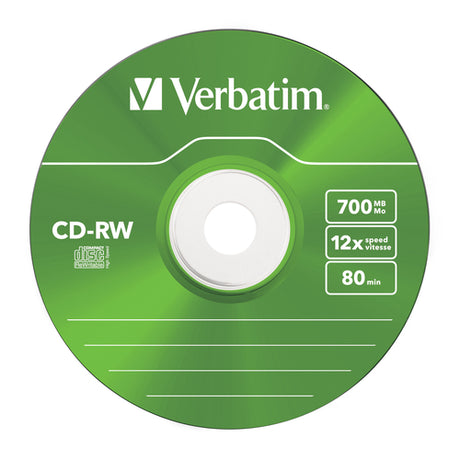 CD-RW Verbatim 43167 700MB 8x-10x, 5 unidades imagen 5