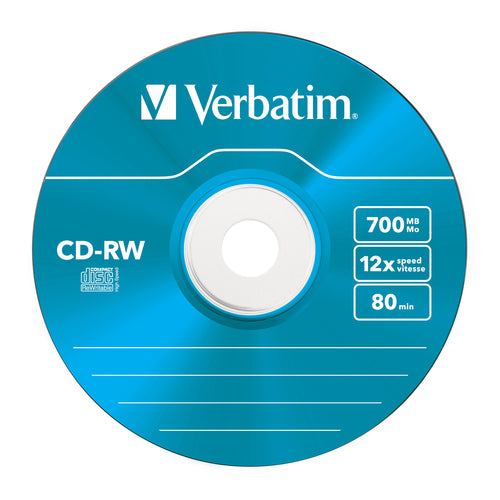 CD-RW Verbatim 43167 700MB 8x-10x, 5 unidades imagen 6